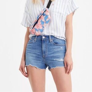 Levi's High Rise Denim Shorts Size 25